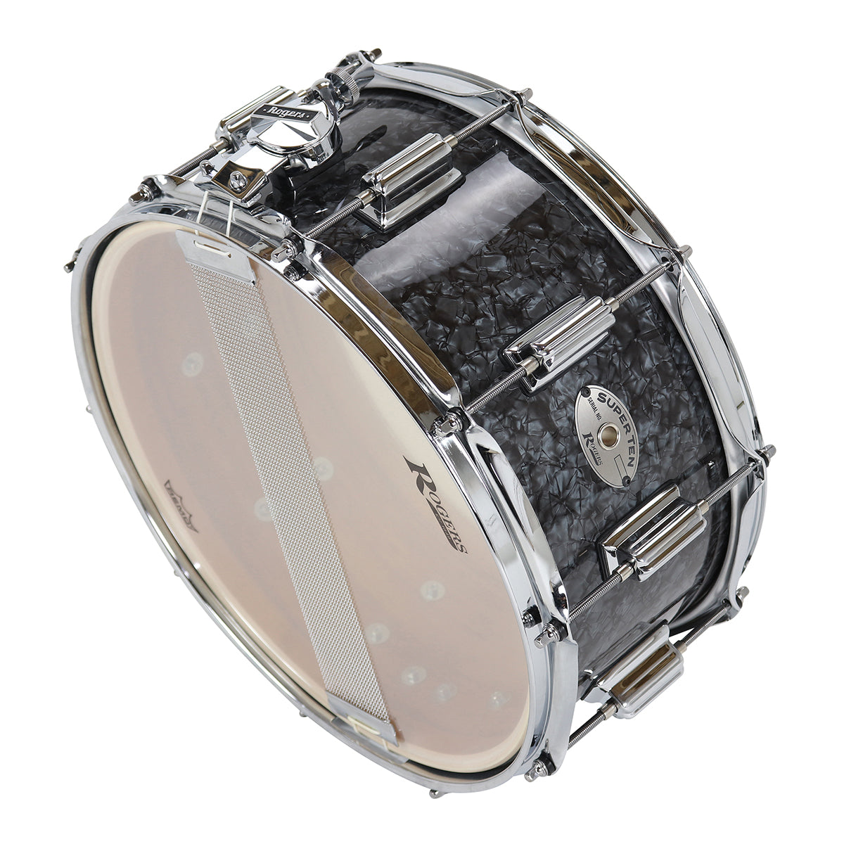 ~NEW!~ Rogers ST36BP SuperTen Series 5x14 Snare Drum in Black Diamond Pearl (SAVE OVER $250!)